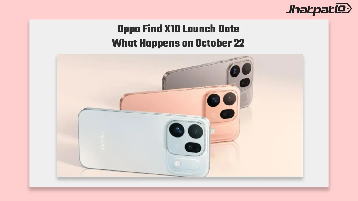 Oppo Find X10 launch date confirmed for October 22 in India