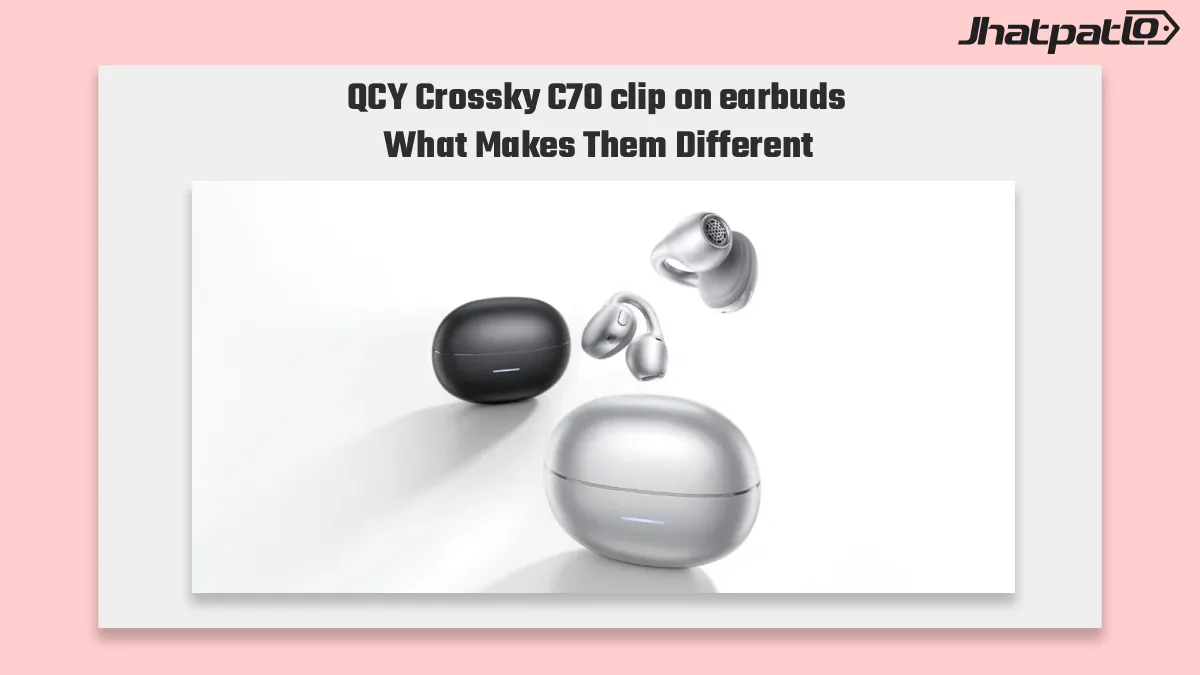  QCY Crossky C70 clip on earbuds launch with LDAC and dual drivers