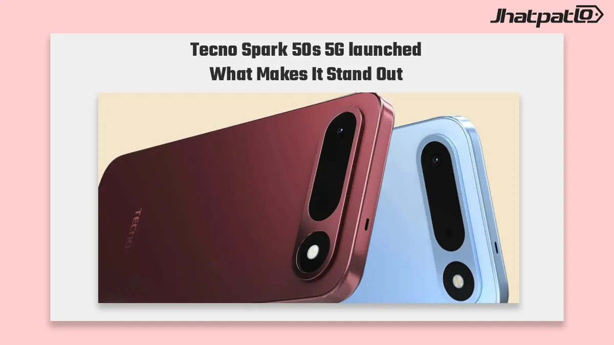 Tecno Spark 50s 5G launched with Dimensity 6400 and 6,500mAh battery