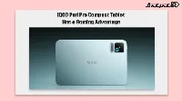 iQOO Pad Pro compact tablet brings Snapdragon 8 Elite Gen 5 gaming power