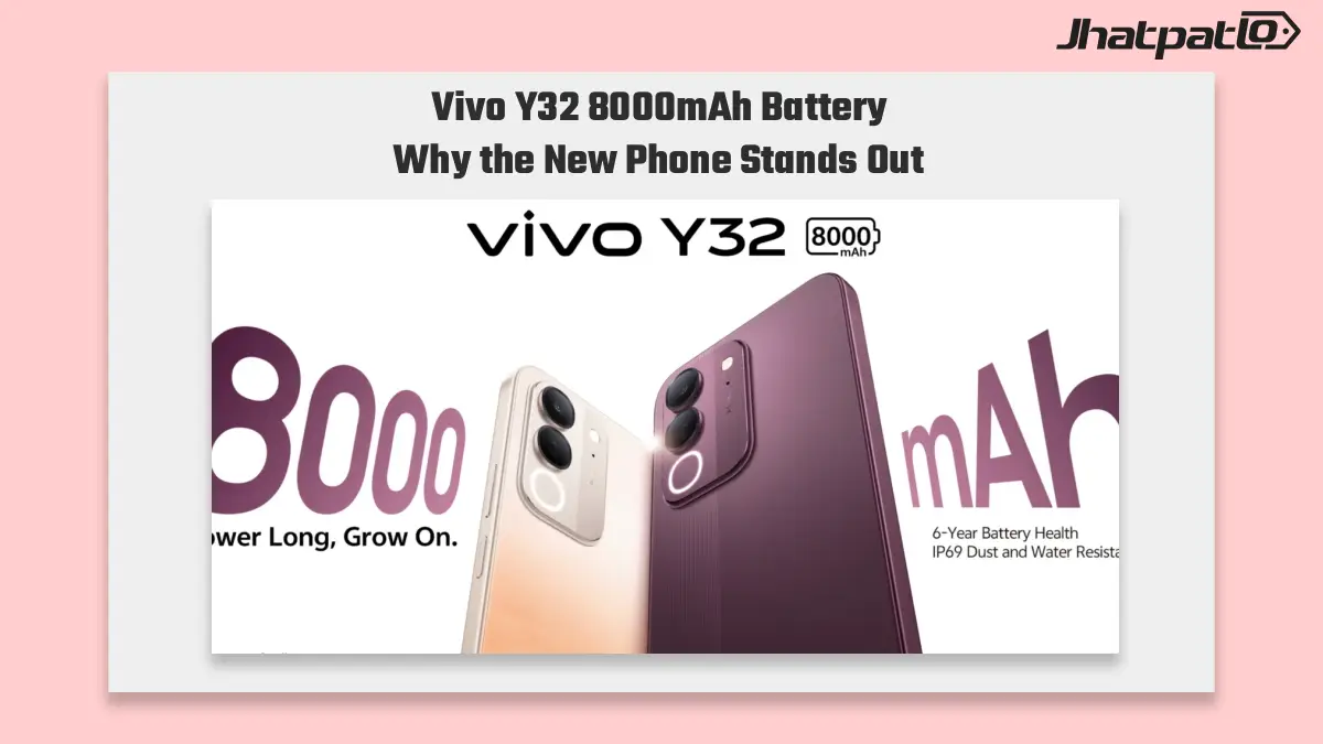  Vivo Y32 8000mAh Battery Phone Gets 120Hz Display and IP69