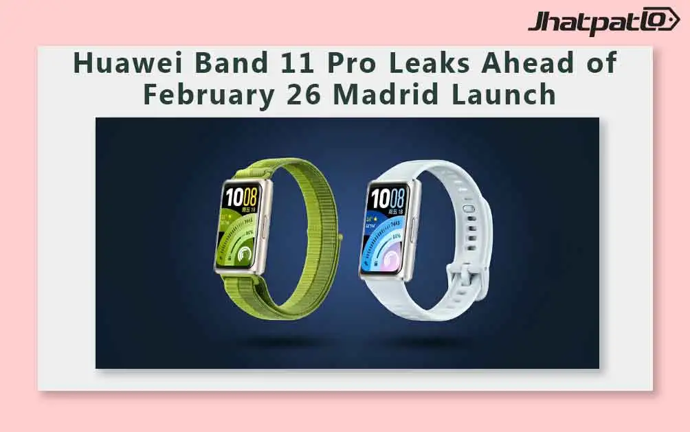  Huawei Band 11 Pro Leaks Ahead of February 26 Madrid Launch