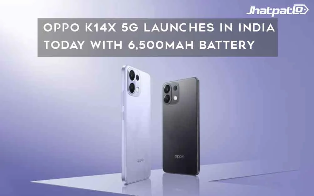  Oppo K14x 5G Launches in India Today With 6,500mAh Battery