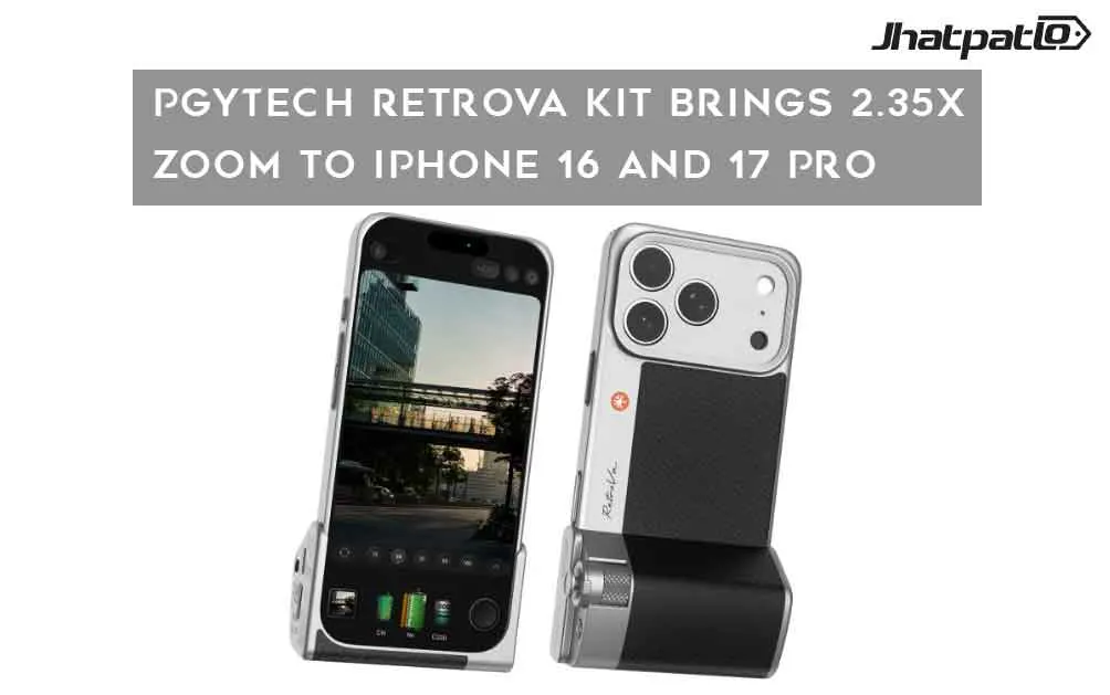 PGYTech RetroVa Kit Brings 2.35x Zoom to iPhone 16 and 17 Pro