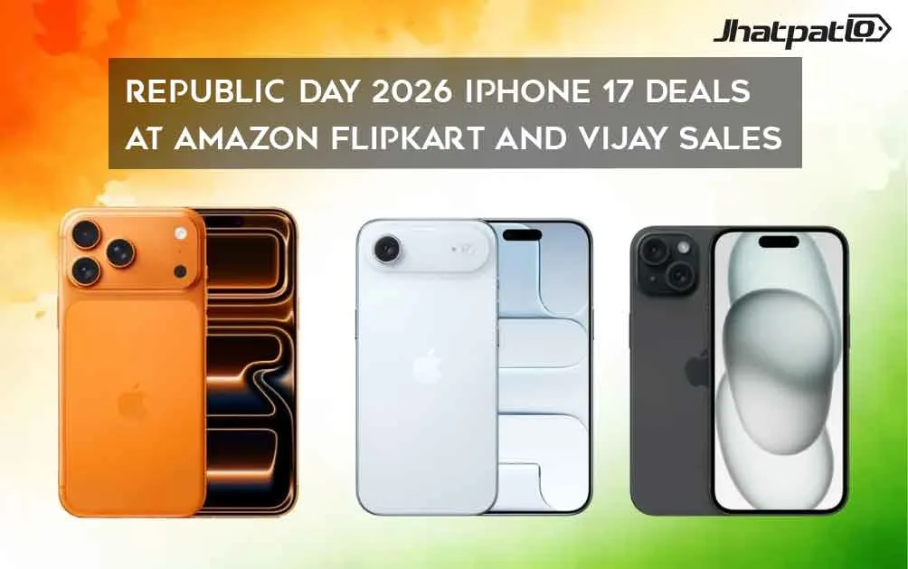  Republic Day 2026 iPhone 17 Deals at Amazon Flipkart and Vijay Sales