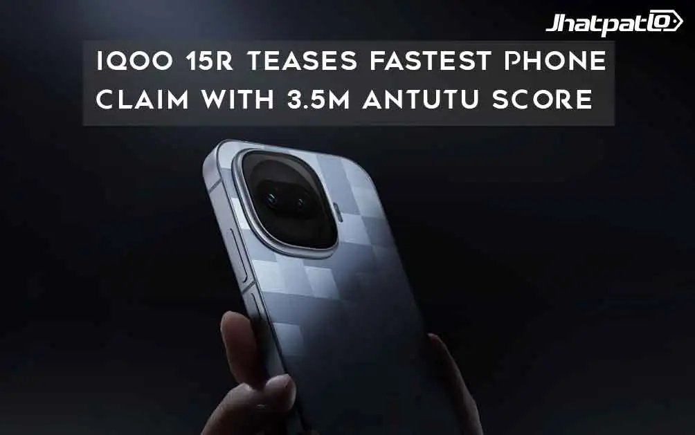 iQOO 15R Teases Fastest Phone Claim With 3.5M AnTuTu Score