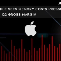 Apple Sees Memory Costs Pressure on Q2 Gross Margin