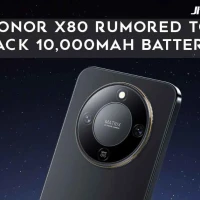 Honor X80 Rumored to Pack 10,000mAh Battery