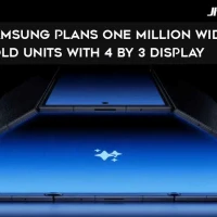 Samsung Plans One Million Wide Fold Units with 4 by 3 Display