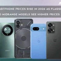 Smartphone Prices Rise in 2026 as Flagships and Midrange Models See Higher Prices