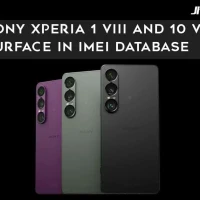 Sony Xperia 1 VIII and 10 VIII Surface in IMEI Database