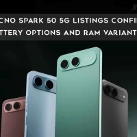 Tecno Spark 50 5G Listings Confirm Battery Options and RAM Variants