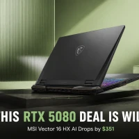 MSI Vector 16 HX AI Deal: RTX 5080, Core Ultra 9 275HX, 32 GB RAM, and a $351 Discount